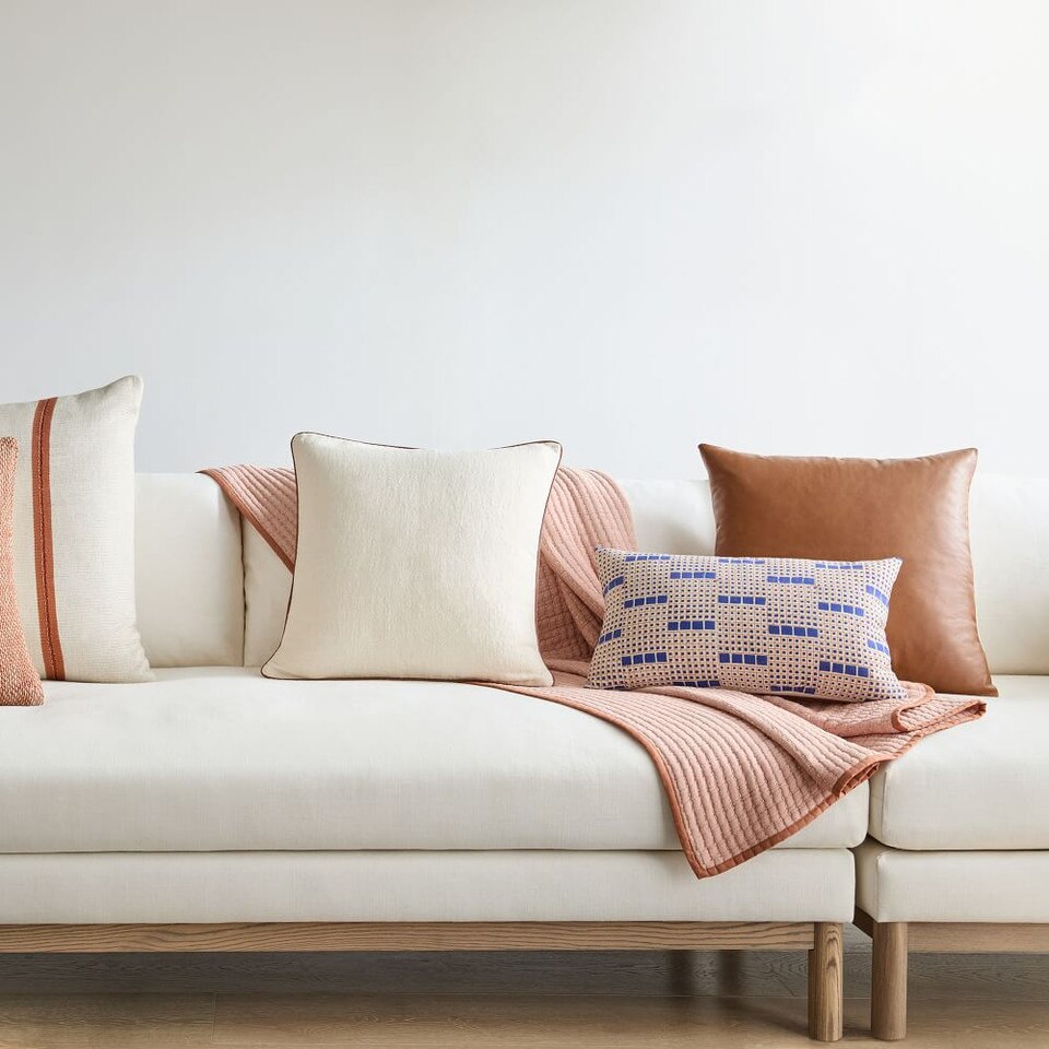 Fade Grid Cushion Cover West Elm Australia